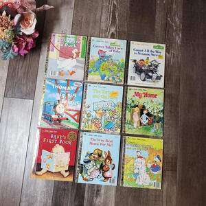 Vintage Little Golden Book Hardcover Bundle